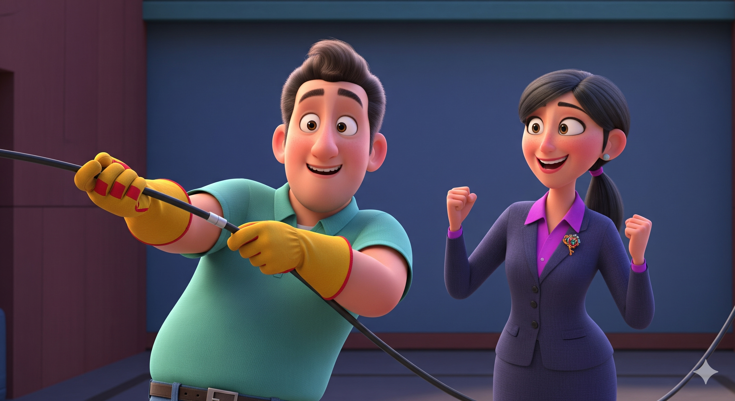 Equipo MásQueFibra ofreciendo atención personalizada